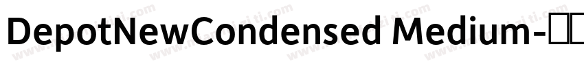 DepotNewCondensed Medium字体转换